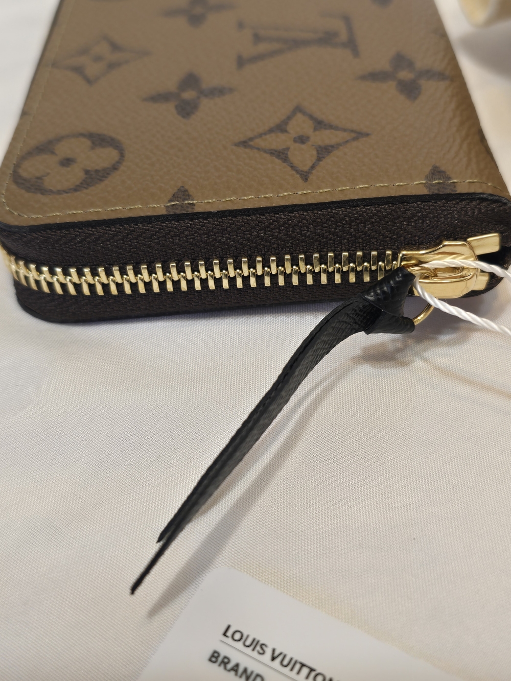 Louis Vuitton Monogram Reverse Clemence Zip Wallet 🤎 NFC Microchipped - Picture 2 of 13
